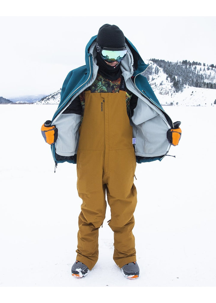 CIRCUIT 3L BIB - SADDLE – Bonfire Outerwear